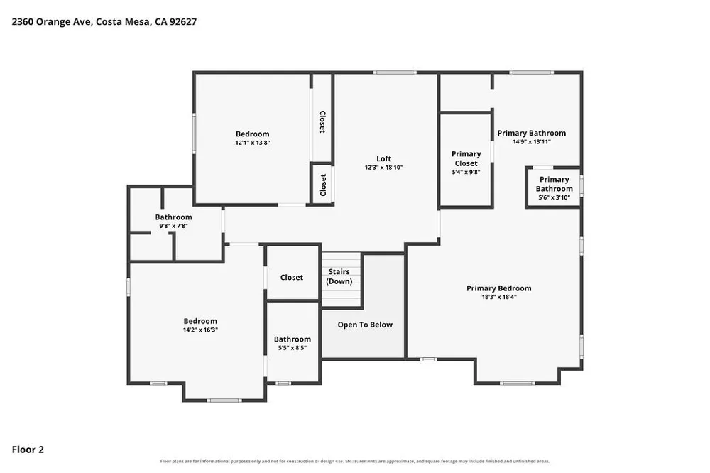 2360 Orange Avenue Costa Mesa, CA 92627