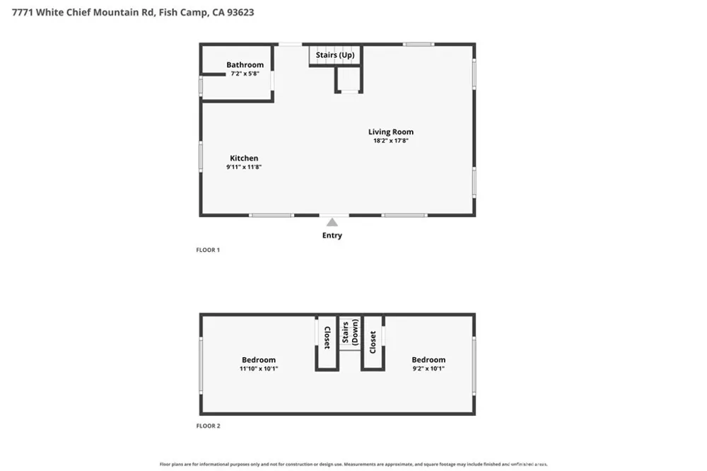 7771 White Chief Mountain Fish Camp, CA 93623