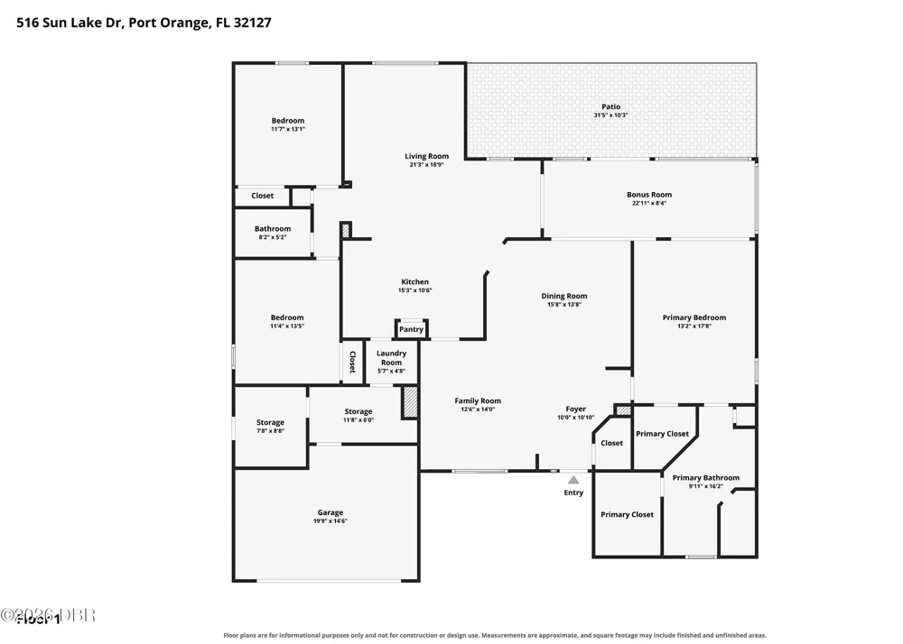 516 Sun Lake Drive Port Orange, FL 32127
