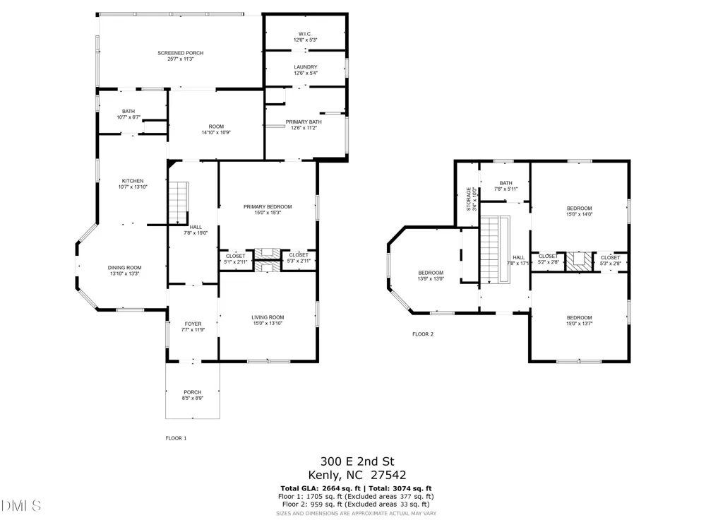 300 E 2nd Street Kenly, NC 27542