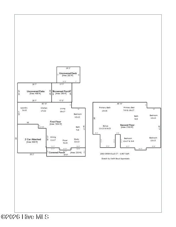 2003 Grenville Court Trent Woods, NC 28562