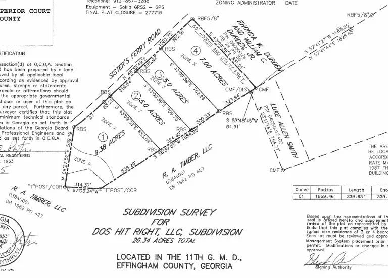 Sister's Ferry Rd. Clyo, GA 31303