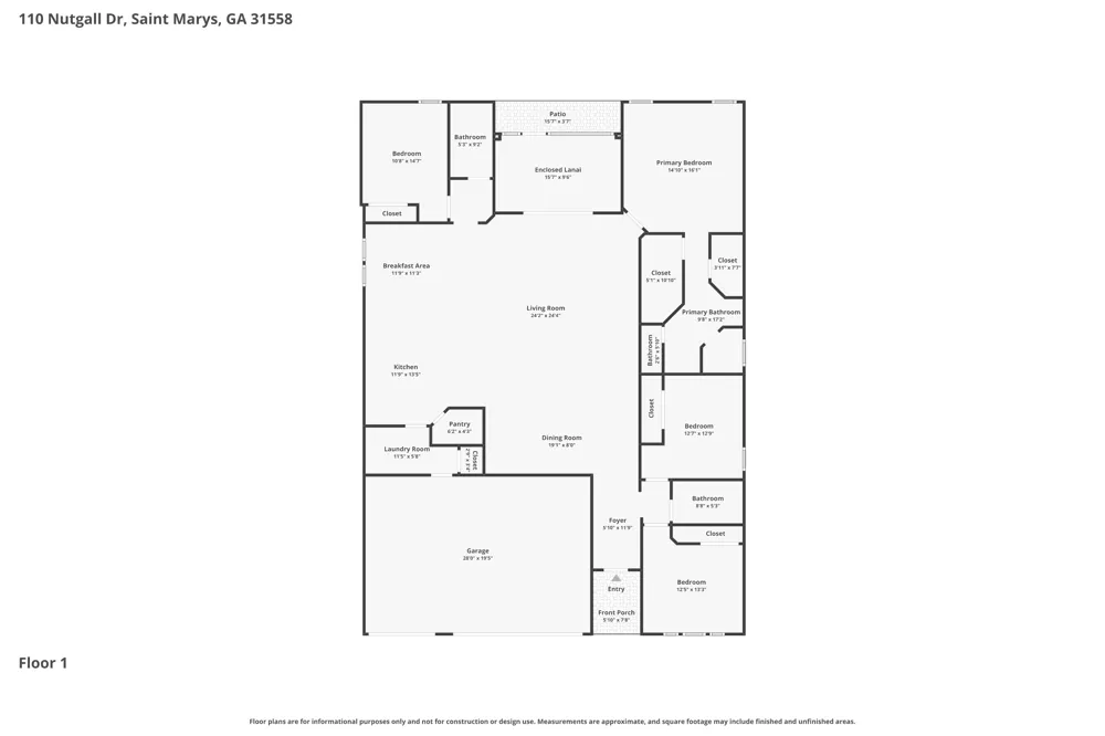 110 Nutgall DR St. Marys, GA 31558