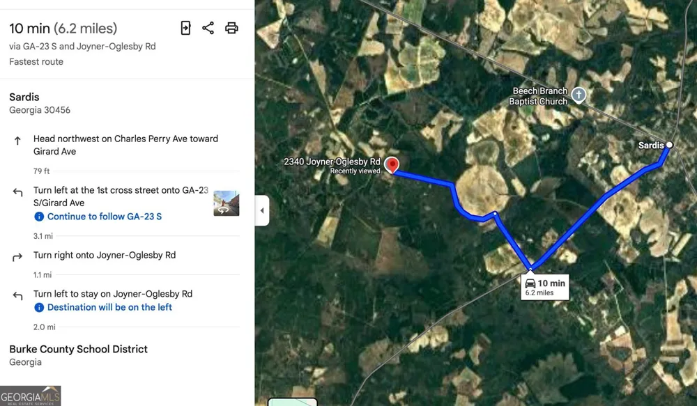 2340 Joyner Oglesby Rd. (Lot 2) Sardis, GA 30456