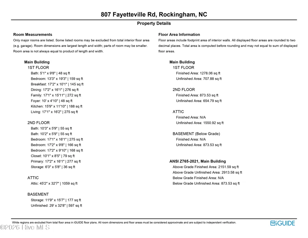 807 Fayetteville Road Rockingham, NC 28379