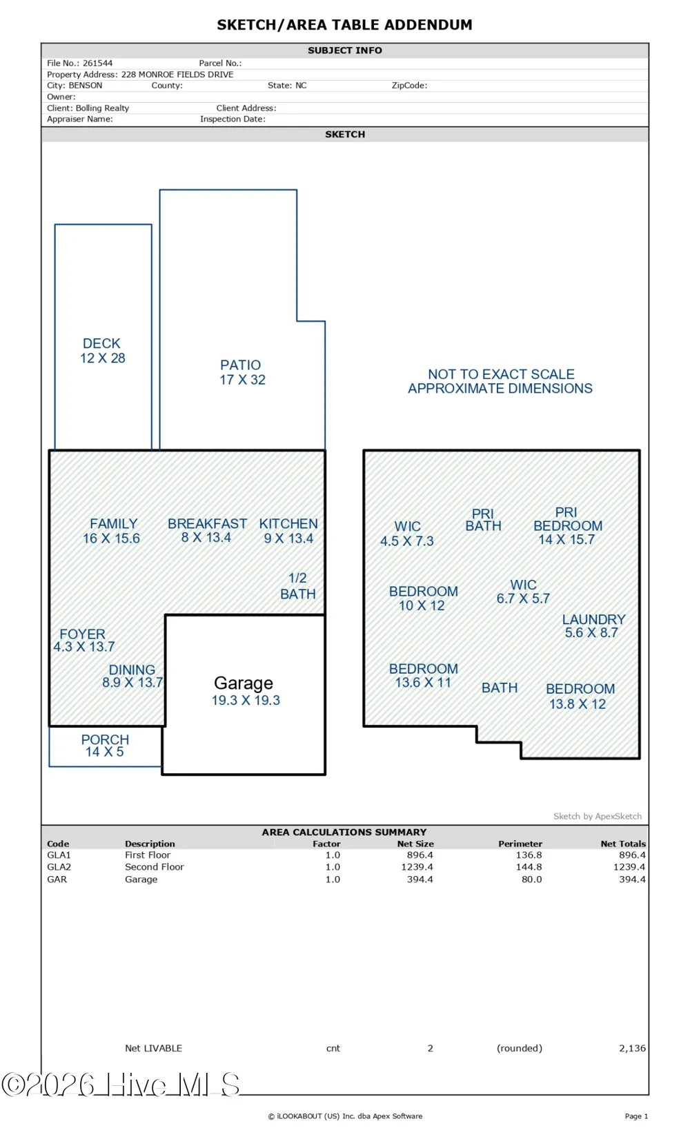 228 Monroe Fields Drive Benson, NC 27504