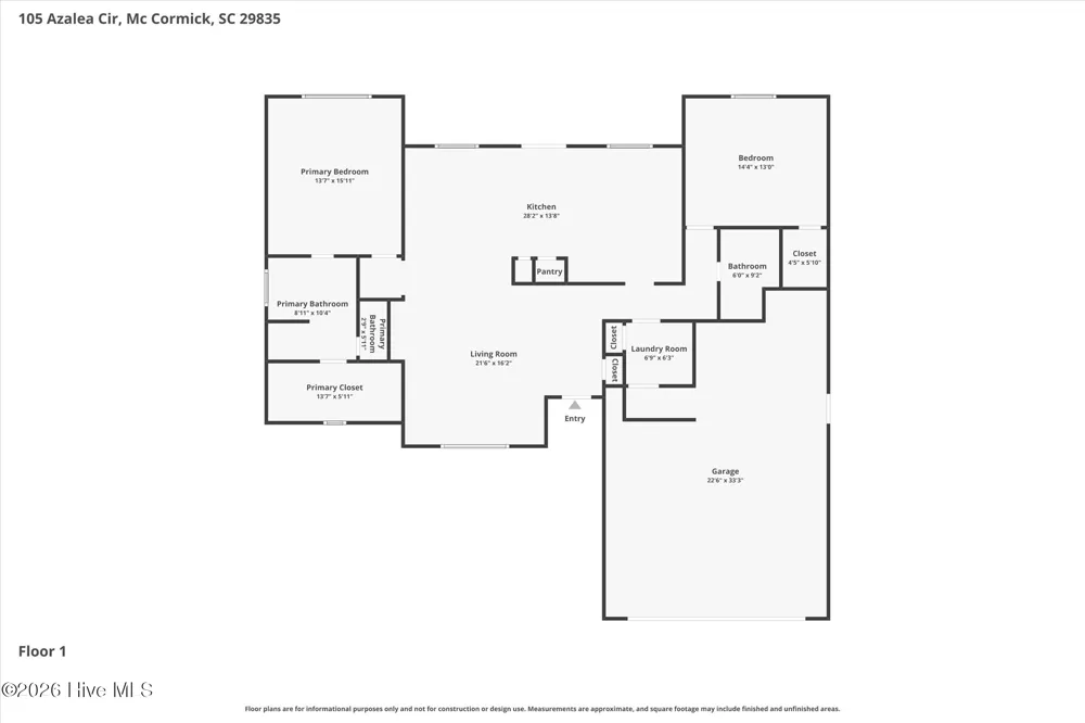 105 Azalea Circle Mccormick, SC 29835