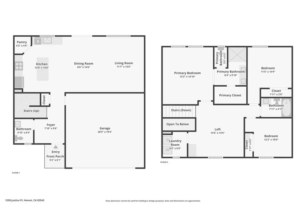 1258 Justice Place Hemet, CA 92543