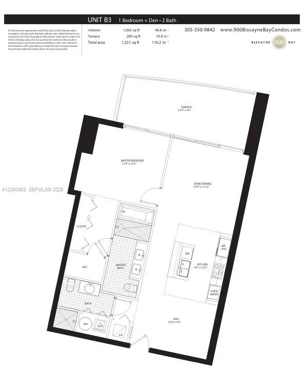 900 Biscayne Blvd #3607 Miami, FL 33132