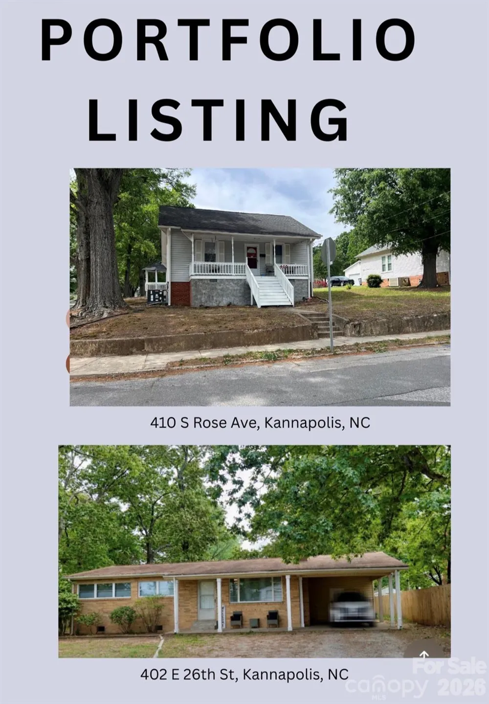 410 S Rose Avenue Kannapolis, NC 28083