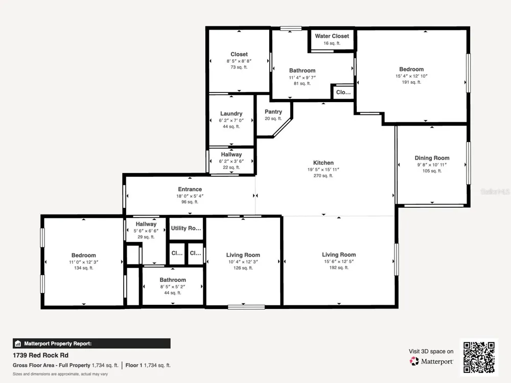 1739 RED ROCK ROAD New Smyrna Beach, FL 32168