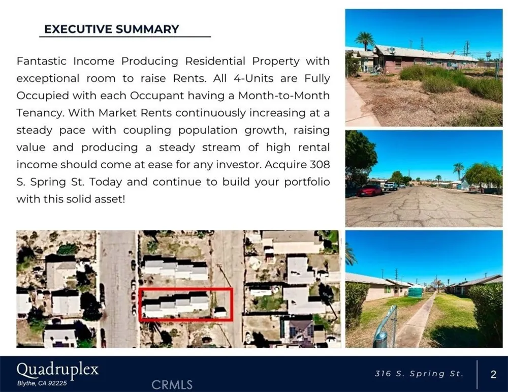316 S Spring Street Blythe, CA 92225