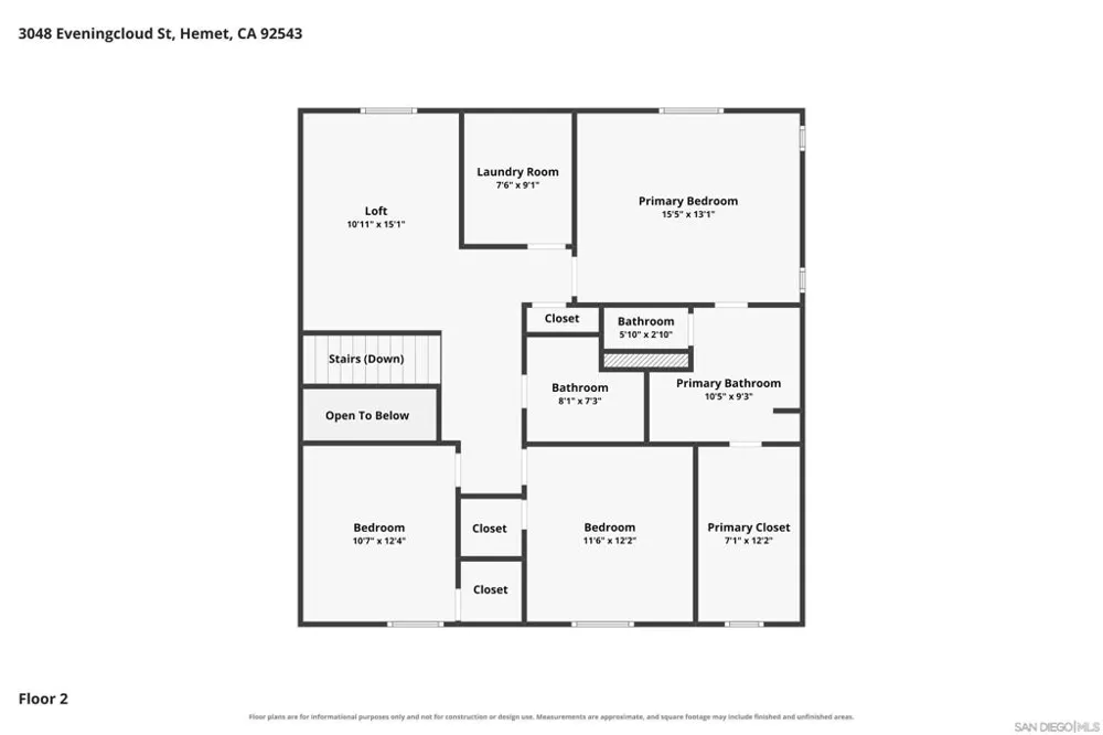 3048 Eveningcloud St Hemet, CA 92543