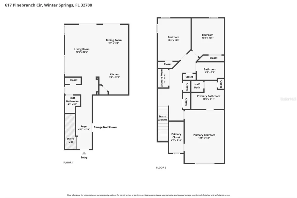 617 PINEBRANCH CIRCLE Winter Springs, FL 32708