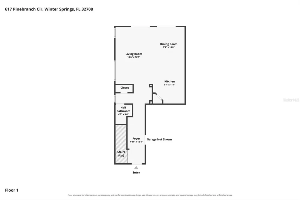 617 PINEBRANCH CIRCLE Winter Springs, FL 32708