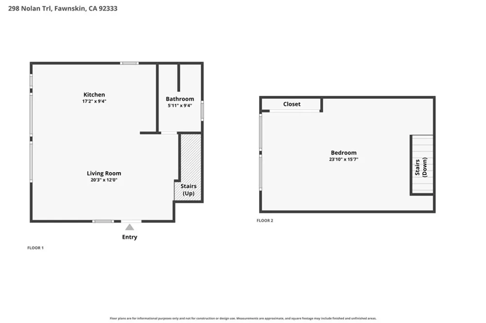 298 Nolan Fawnskin, CA 92333