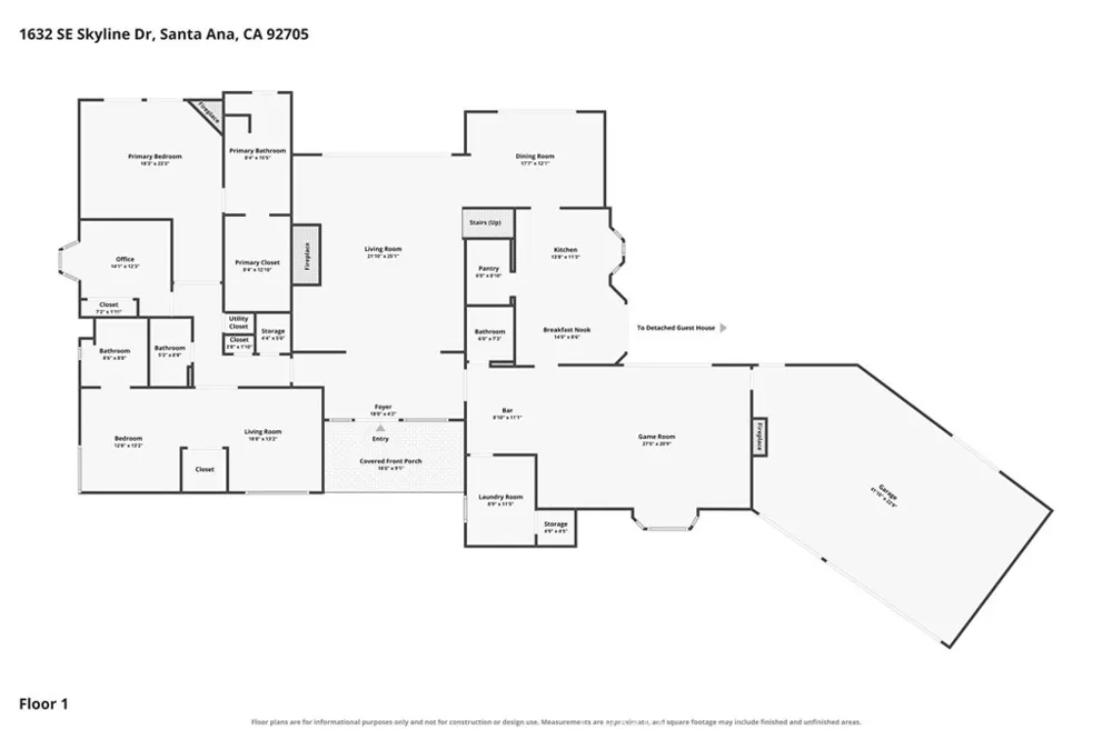 1632 SE Skyline Drive North Tustin, CA 92705