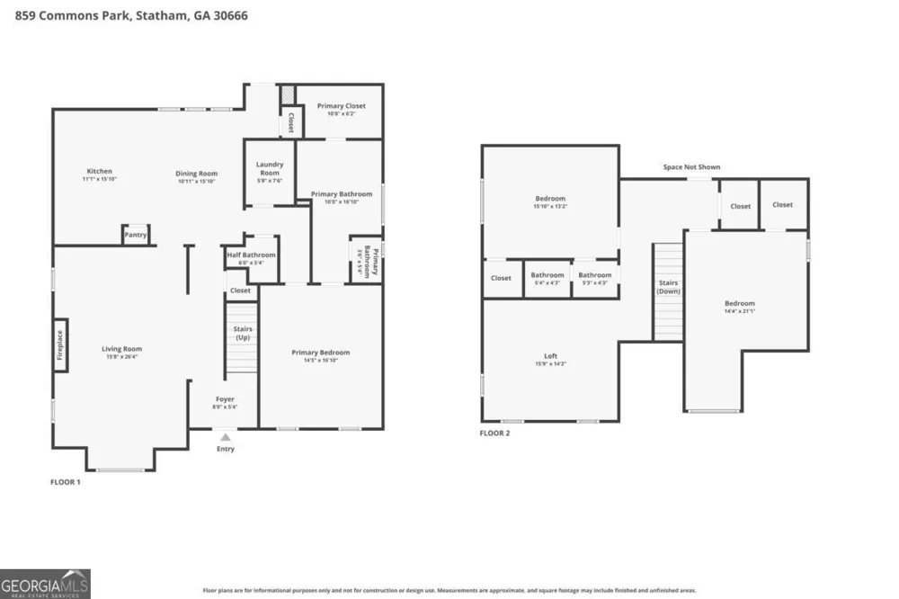 859 Commons PARK Statham, GA 30666