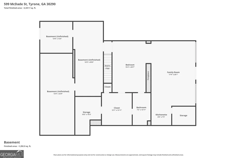 599 McDade ST Tyrone, GA 30290