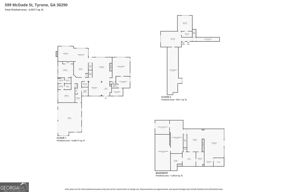 599 McDade ST Tyrone, GA 30290