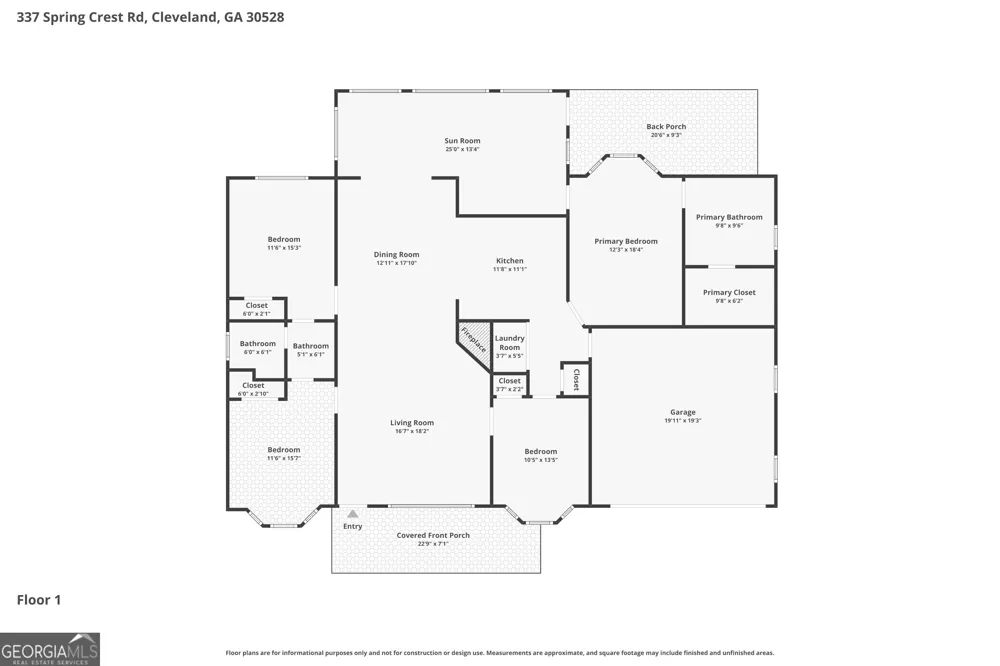 337 Spring Crest RD Cleveland, GA 30528