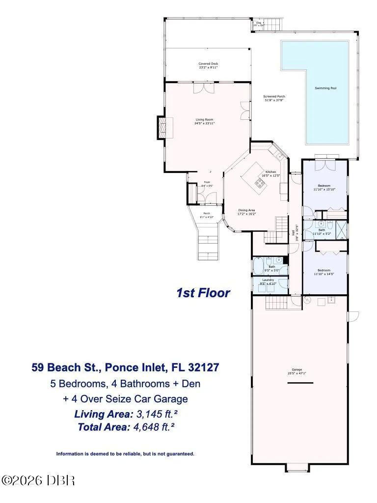 59 Beach Street Ponce Inlet, FL 32127