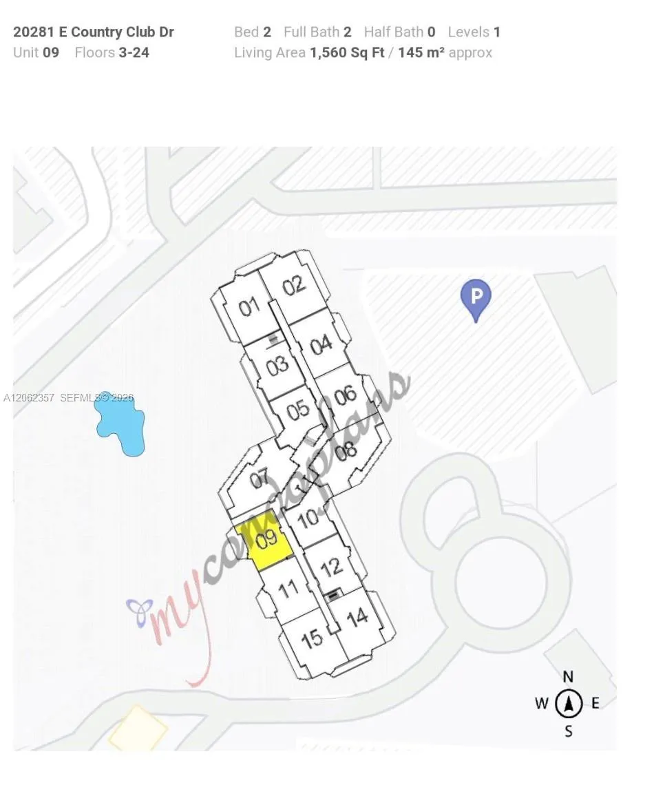20281 E Country Club Dr #909 Aventura, FL 33180
