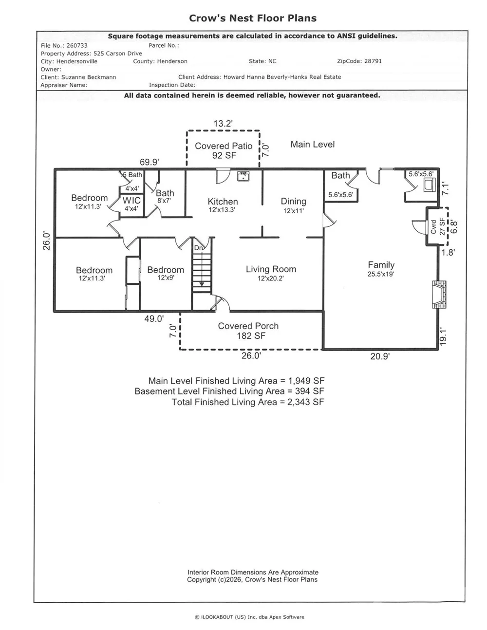525 Carson Drive Hendersonville, NC 28791