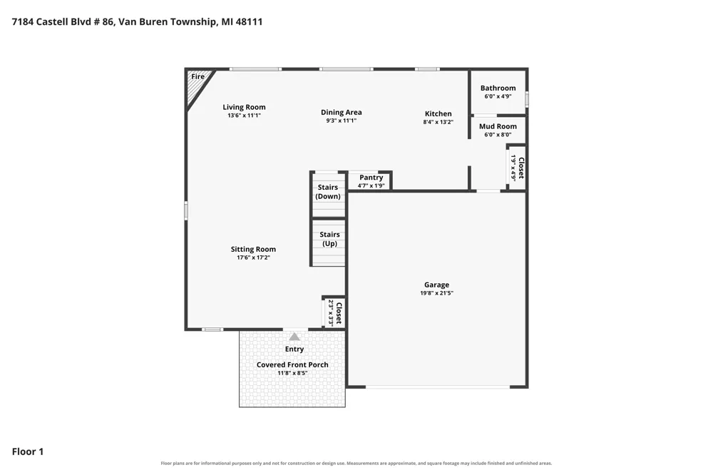 7184 Castell Boulevard Belleville, MI 48111