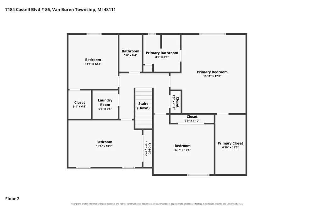 7184 Castell Boulevard Belleville, MI 48111