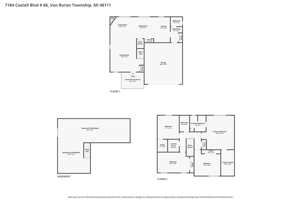 7184 Castell Boulevard Belleville, MI 48111