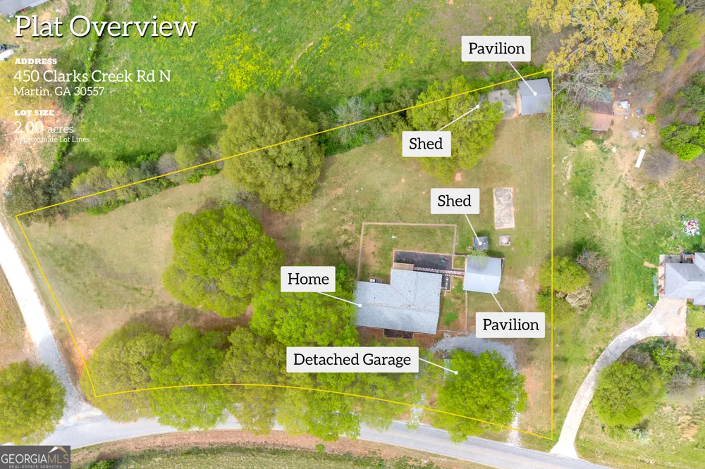450 N Clarks Creek RD Martin, GA 30557