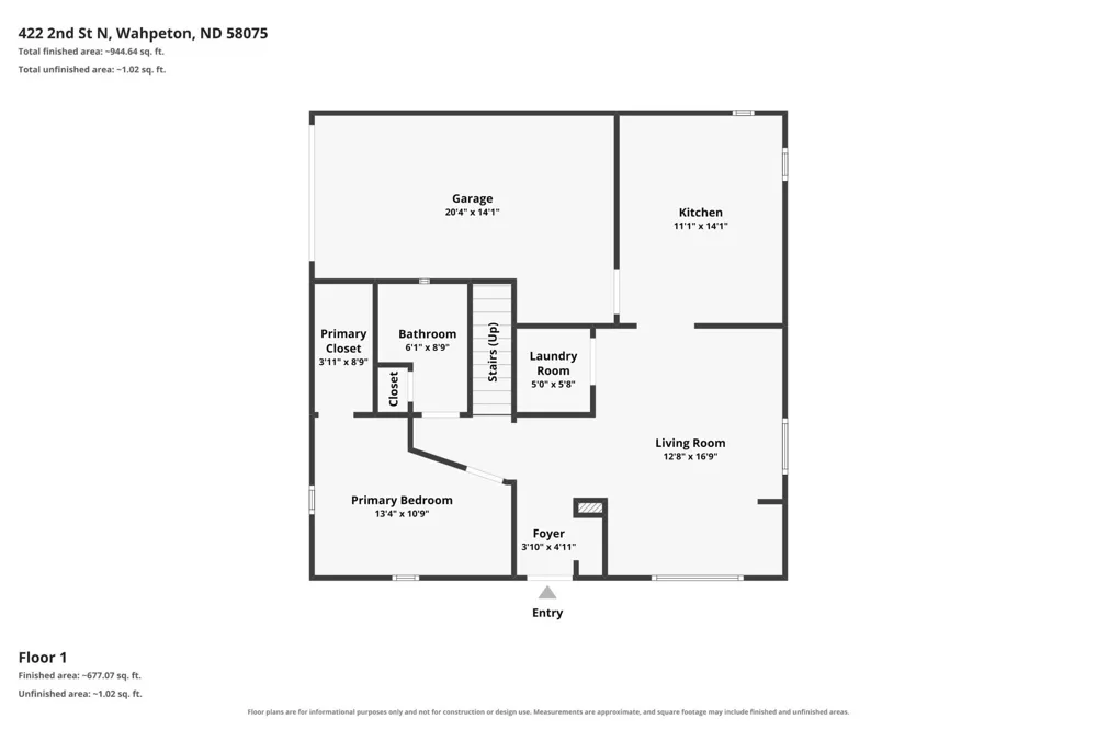 422 2nd Street Wahpeton, ND 58075