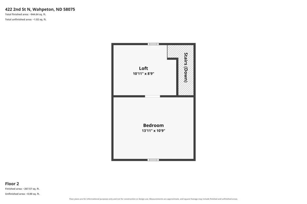 422 2nd Street Wahpeton, ND 58075
