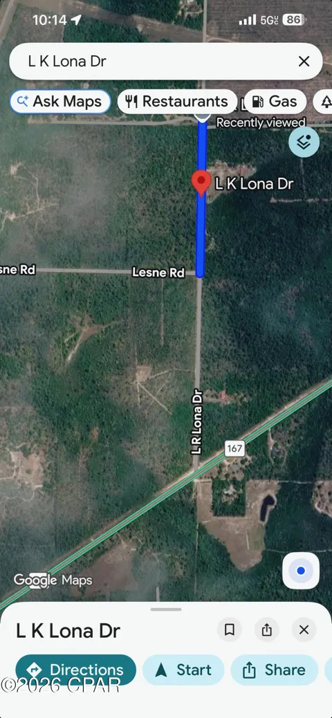 NW Hwy 167 County Road 167