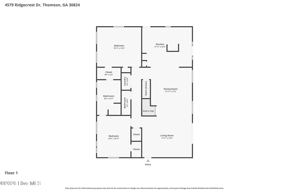 4579 Ridgecrest Drive Thomson, GA 30824