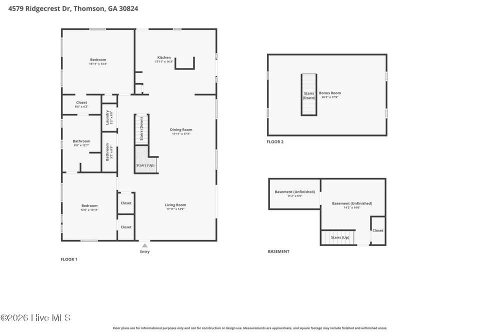4579 Ridgecrest Drive Thomson, GA 30824