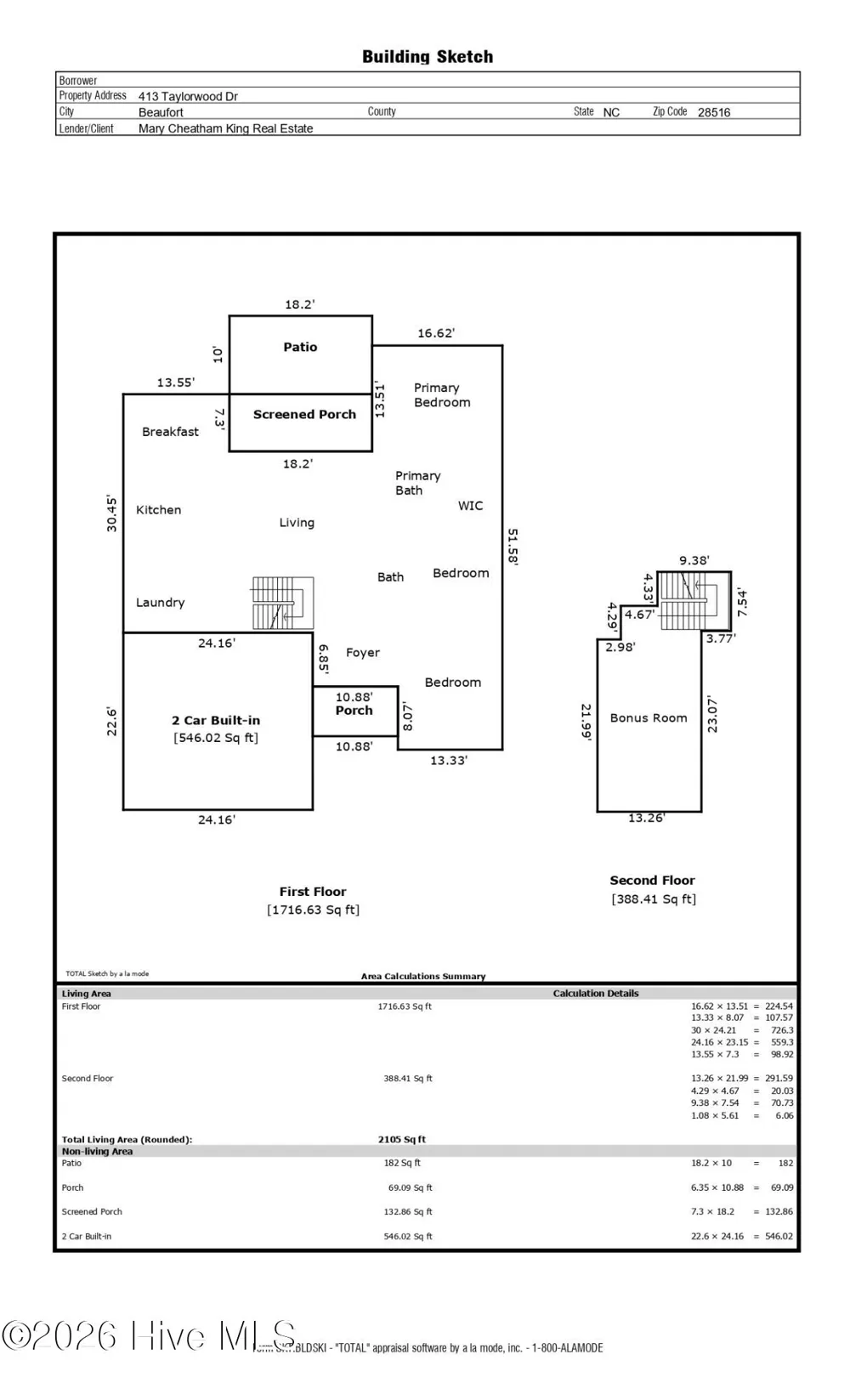 413 Taylorwood Drive Beaufort, NC 28516