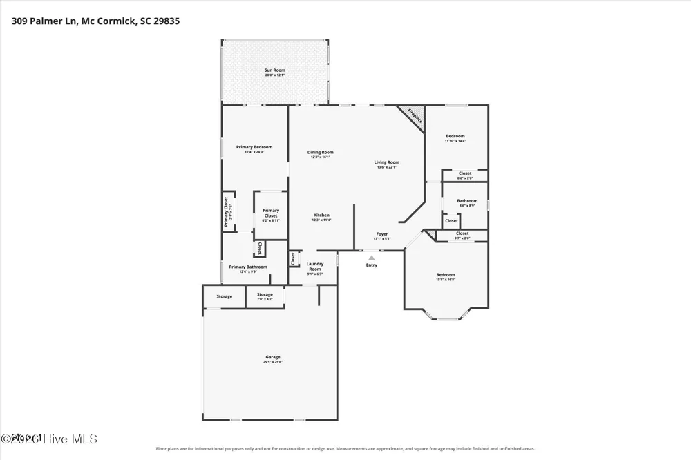 309 Palmer Lane Mccormick, SC 29835