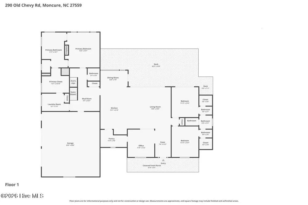 290 Old Chevy Road Moncure, NC 27559