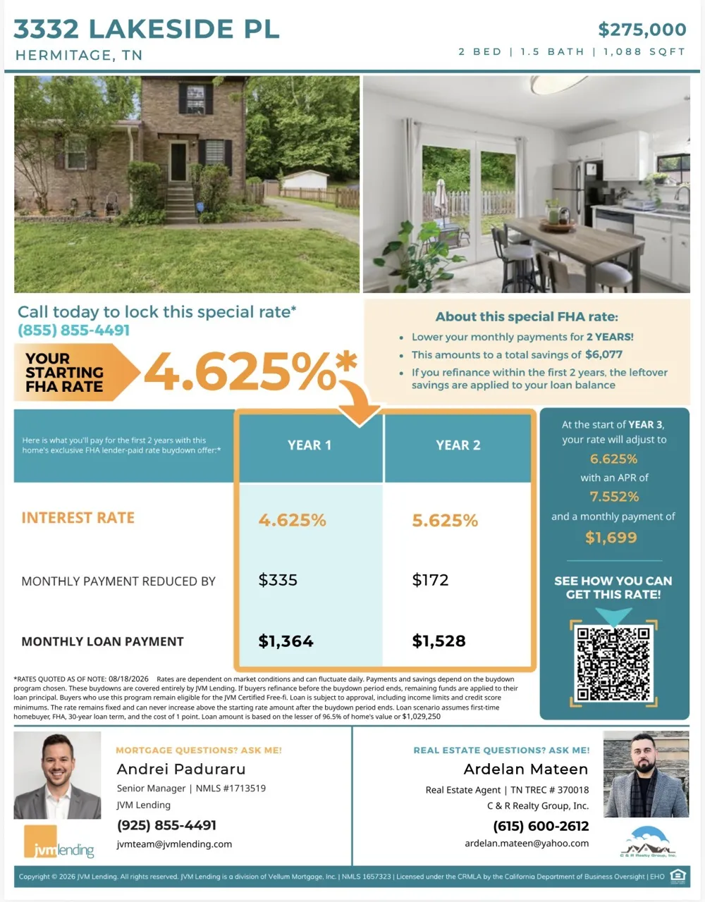 3332 Lakeside Pl Hermitage, TN 37076