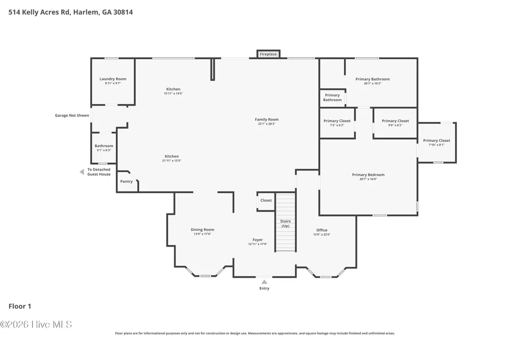 516 Kelly Acres Road Harlem, GA 30814