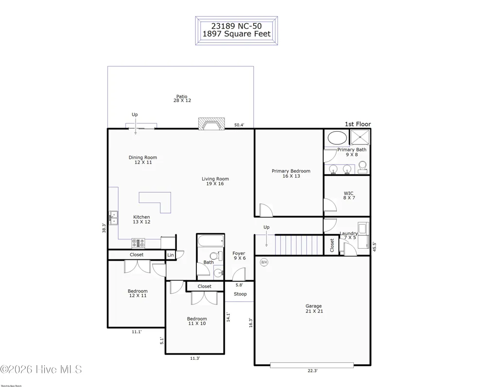 23189 Nc Highway 50 Holly Ridge, NC 28445