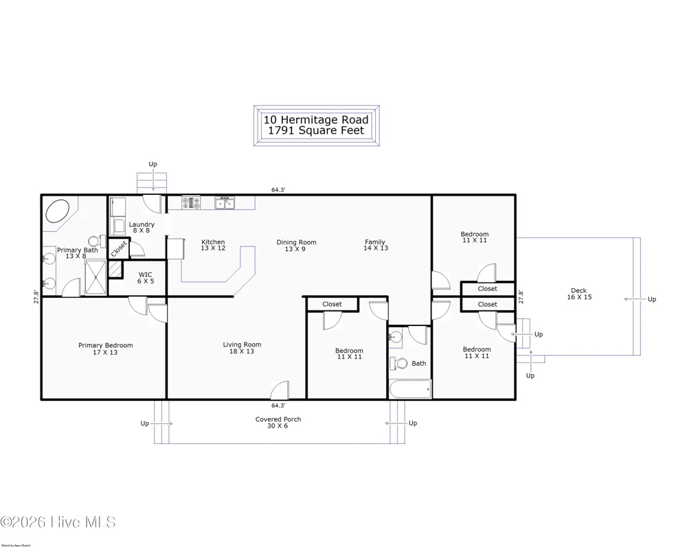 10 Hermitage Road Castle Hayne, NC 28429