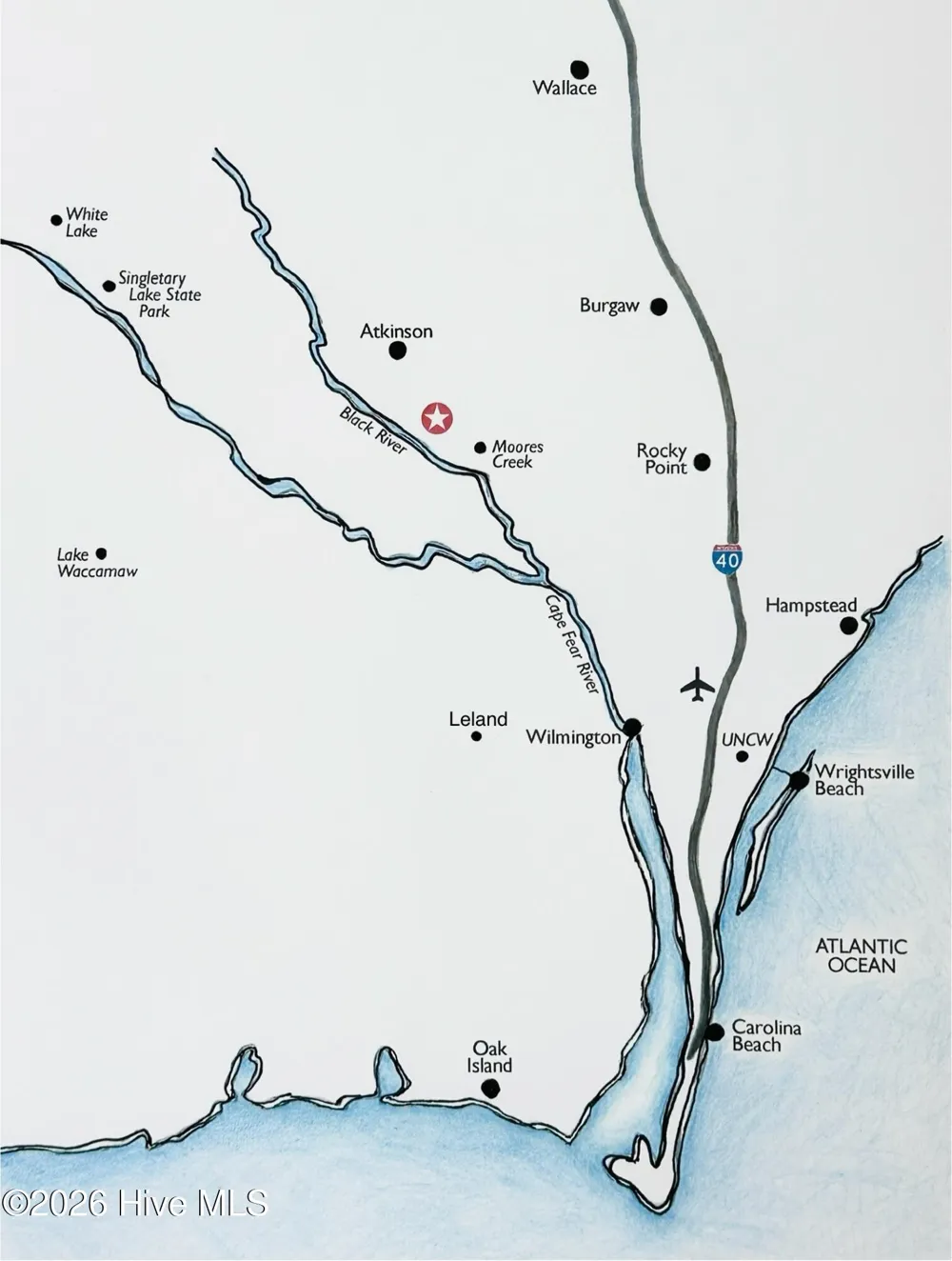 82 Acres Point Caswell Rd Road Atkinson, NC 28421