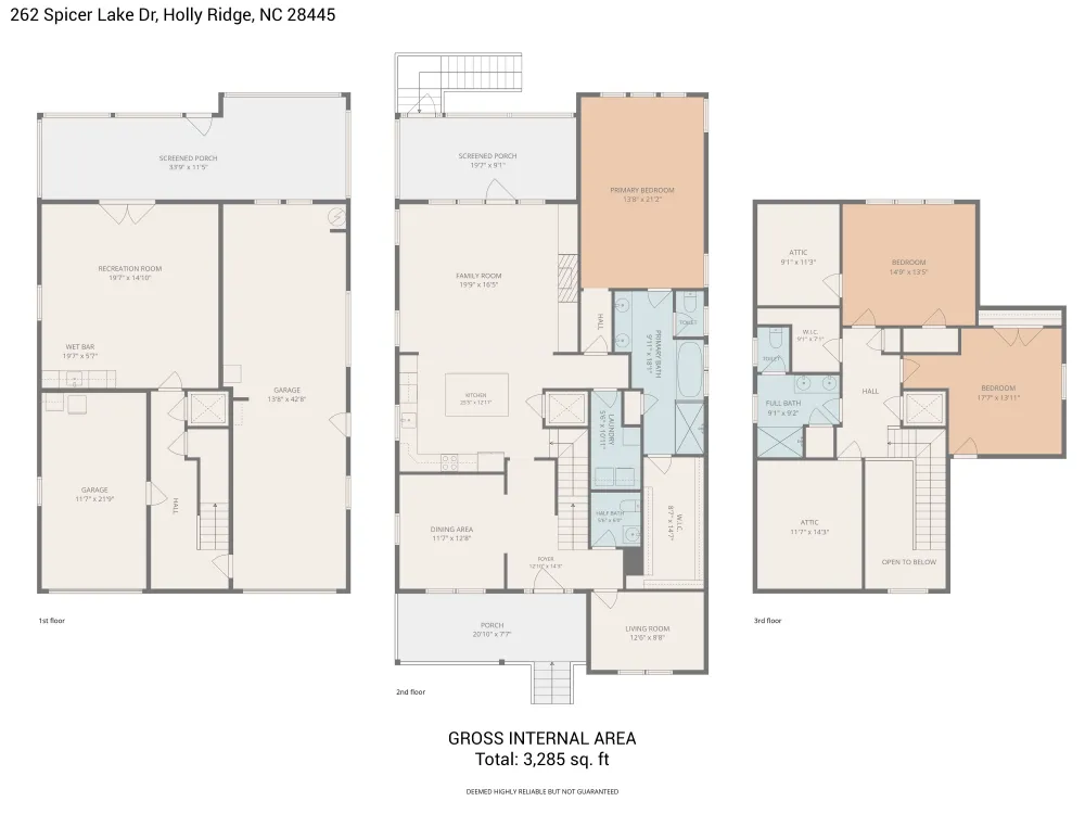 262 Spicer Lake Drive Holly Ridge, NC 28445