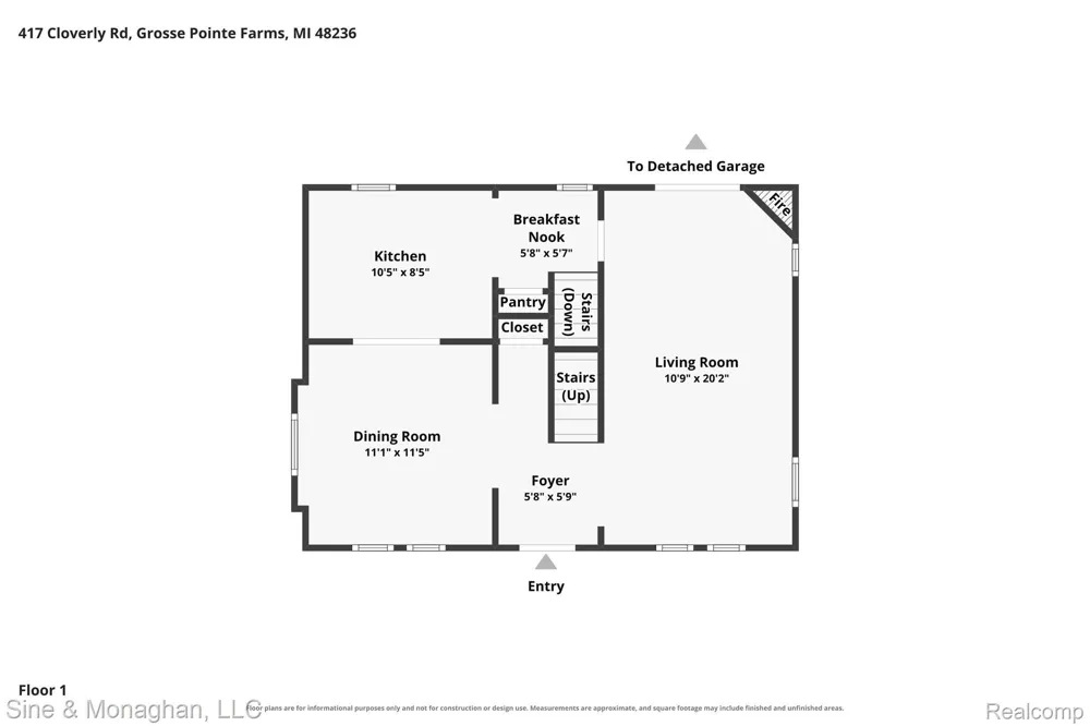 417 CLOVERLY ROAD Grosse Pointe Farms City, MI 48236