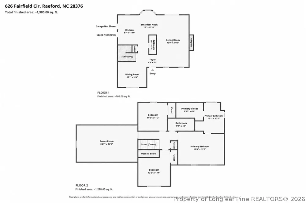 626 Fairfield Circle Raeford, NC 28376