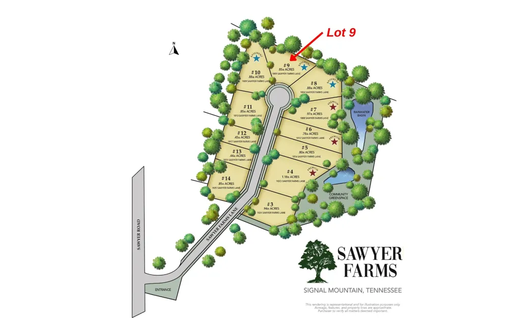 1805 Sawyer Farms Lane Signal Mountain, TN 37377