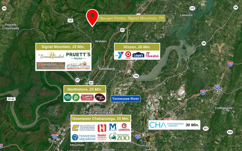 1805 Sawyer Farms Lane Signal Mountain, TN 37377